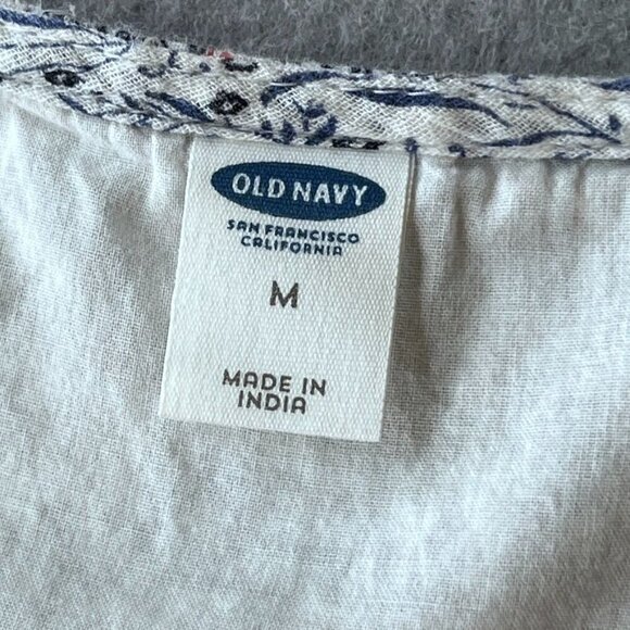 Old Navy Embroidered Flutter-Sleeve Dress for Women Size M ShiftCasual Day Dress - Picture 9 of 12